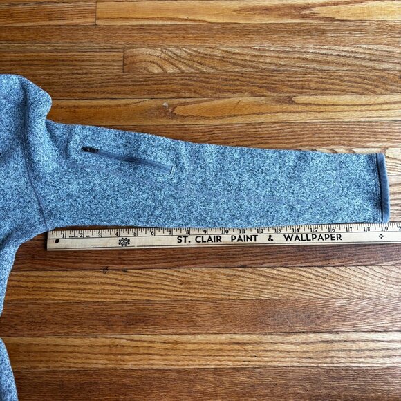 Patagonia Women's Better Sweater 1/4 Zip Grey Womens Small - Picture 8 of 11